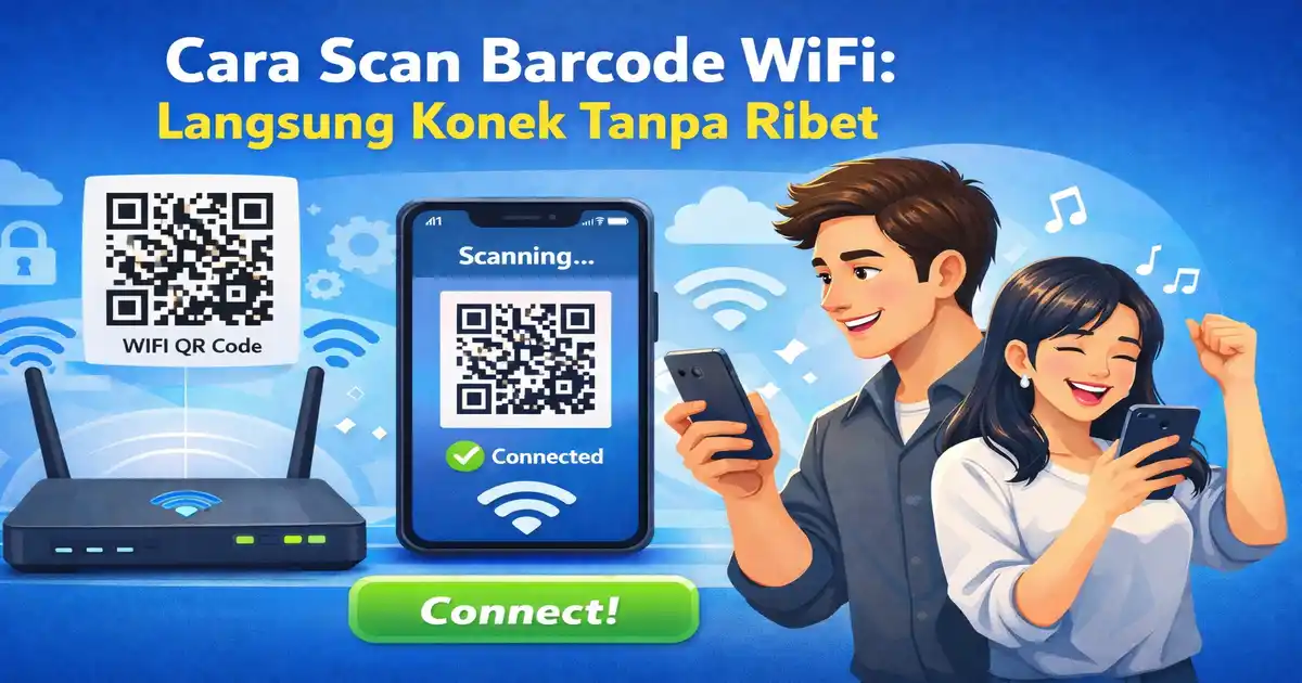 Cara Scan Barcode WiFi: Langsung Konek Tanpa Ribet