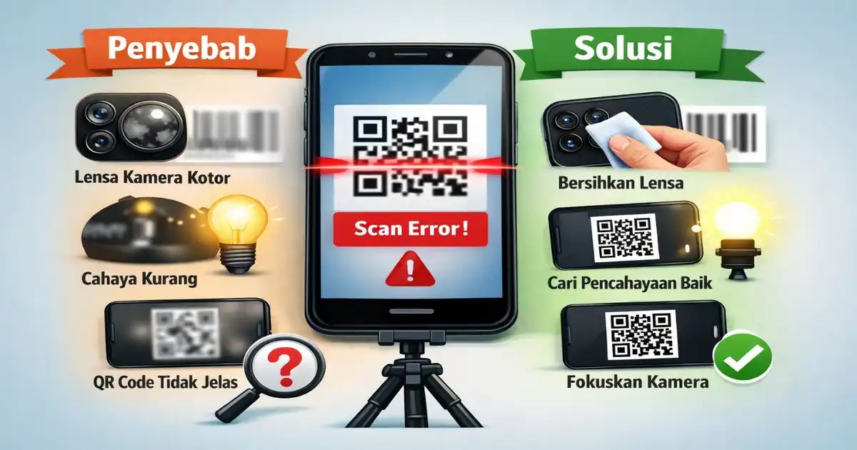 Kenapa Kamera HP Tidak Bisa Scan Barcode? Ini Penyebab & Solusinya