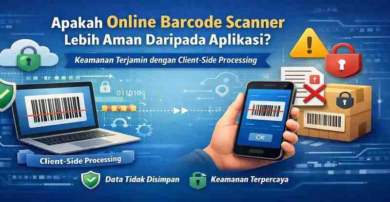 Online Barcode Scanner vs Mobile Apps: Mana Lebih Cepat & Aman?